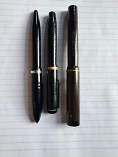 3 Antique W.A. Sheaffer  White Dot & The Varsity Fountain Pens 14k Gold 1 Misc picture