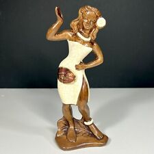 Vintage Treasure Craft of Hawaii Hula Girl Female Dancer Figurine Maui 1950's picture