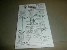  Vintage 1960's Lincoln Quick Check Ignition System Testing Automotive Manual  picture