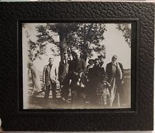 Vintage Old 1890's Cabinet Photo Eli Lewis Bessie HOLLAR HALLER Family of Texas  picture