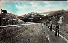 Shamokin, PA Breaker & Culm Piles Coal Mining 1910 Antique Postcard K166 picture