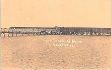 RPPC Palacios TX Bath House at B.Y.P.U. 1920 picture