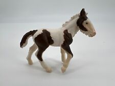 2004 Schleich Germany Tinker Foal Horse Brown/White Pinto #13295 Retired picture