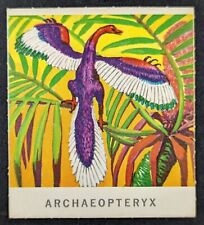 Archaeopteryx 1964 Nu-Card Prehistoric Dinosaurs Creatures Card #14 (EX) picture