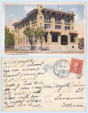 Elks Home Sheridan Wyoming 1919 Architecture Building Postcard picture