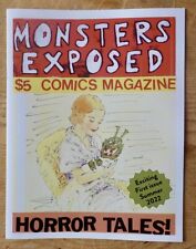 Monsters Exposed #1, DIY Horror Comics Zine, Brand New 2022, 28 Pages, Local Art picture