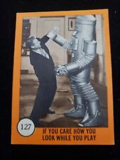 1961 ORANGE HORROR MONSTER NU-CARD #127 card picture