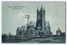 Knox Pennsylvania PA Postcard German Reformed Church Exterior Roadside 1908 picture