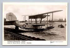 RPPC RAF Vickers Supermarine Scapa Biplane FLIGHT Photograph Postcard picture