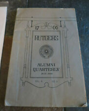 Rutgers Alumni Quarterly Magazine July 1918 picture