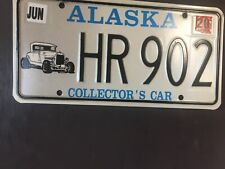 Alaska license plate Expired 2020 -  HR 902 with 1928 Model A Roadster picture