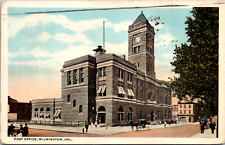 Wilmington Delaware DE Old Clock Tower Post Office Vintage C. 1920s Postcard picture