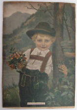 c.1890s? early vintage Marie Wunsch print on card 