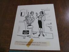 FROM NINE TO FIVE (9 to 5) ORIGINAL COMIC ART, JO FISCHER, 9-8 1960 picture