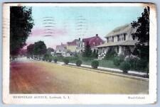 1923 HEMPSTEAD AVENUE LYNBROOK NEW YORK NY HANDCOLORED HOUSES COTTAGES POSTCARD picture