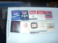 Mixed lots of various vintage MATCHBOOK COVERS / Political,alcohol,tobacco,etc picture