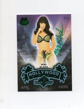 2023 Benchwarmer Emerald Archive Hollywood Show auto 2014 Miki Black 3/3 green picture