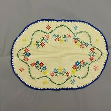 Beautiful Vintage Hand Embroidered Motif 33cm/23cm(13''x9'') #2020 picture