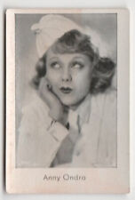 Anny Ondra vintage 1930s Josetti Filmbilder German Tobacco Card #375 picture