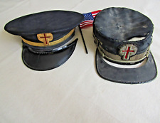 1800's & early 1900's Masonic Knights Templar hats. picture