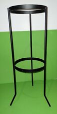 PARTYLITE SEVILLE BLACK METAL RETIRED 3-WICK CANDLE HOLDER ONLY OR PLANT STAND picture