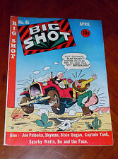 BIG SHOT #45 (CCC 1944) F-VF (7.0) cond.  CHARLIE CHAN, THE FACE, SKYMAN picture