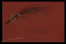 Austria 1910s Classic Krampus Devil Christmas Card UNUSED 95275 picture