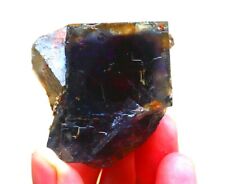 174.8g  Natural  purple  Phantom Cubic fluorite  mineral specimen/China picture