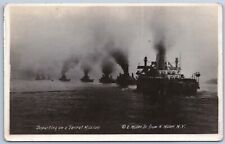 rppc departing on a secret mission e. muller jr. naval ships WW1 US Navy picture