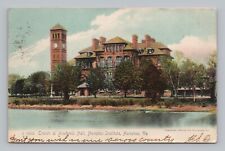 Postcard UDB Church & Academic Hall Hampton Institute Virginia C 1909 Rotograph picture