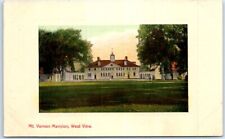 Postcard - Mount Vernon Mansion, West View - Mount Vernon, Virginia picture