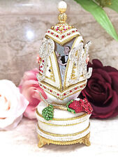 Luxury Custom 40th Ruby Anniversary gift present for wife Royal Faberge Egg  5ct picture