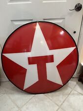 Vintage Genuine Large ~34-inch Hard Plastic Texaco Sign picture