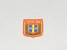 Vintage TOULON France Embroidered Patch - USN picture