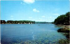 Crooked Lake, SISTER LAKES, Michigan Chrome Postcard picture