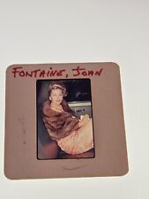 JOAN FONTAINE ACTRESS VINTAGE PHOTO 35MM FILM SLIDE picture