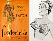 1967 FREDERICK'S OF HOLLYWOOD CATALOG_VINTAGE Lingerie_PIN-UP_EXOTICA_BULLET BRA picture