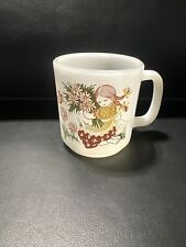 Perfect Glasbake Milk Glass Girl With Daisies Life Is A Mystery To Be Lived Mug picture