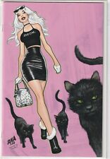 Black Cat #1~Virgin Variant~DAVID NAKAYAMA ~COVER B~236/500 in existence COA picture