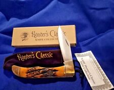 Hunter's Classic Pocket knife folding Hunter Bone Handle picture