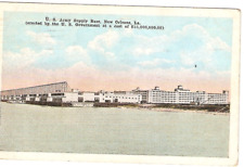 US Army Supply Base 1922 Postcard  New Orleans La picture