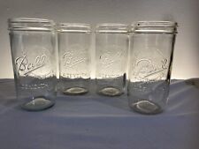Lot of (4) Ball 16 oz. Freezer Jars  excellent used condition picture