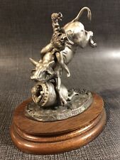 Chilmark Fine Pewter Statue “Bull Rider