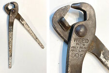 antique WEED tire chain cutter crimper picture
