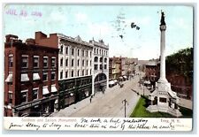 1906 Soldiers Sailors Monument Exterior Building Troy New York Vintage Postcard picture