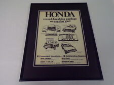 1979 Honda Pittsburgh 11x14 Framed ORIGINAL Vintage Advertisement  picture