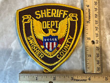 Swisher County Texas Sherrif's Department Patch Rare Vintage picture
