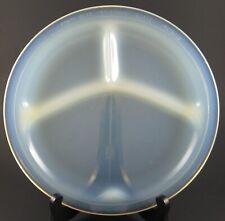 ANTIQUE FRY FRYE'S GLASS OPALESCENT DINNER GRILL PLATE - EUC picture