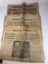 Chattanooga News (November 22, 1963) President Kennedy Dead of Assassin's Bullet picture