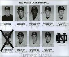 1993 Press Photo Notre Dame Baseball - cvb47838 picture